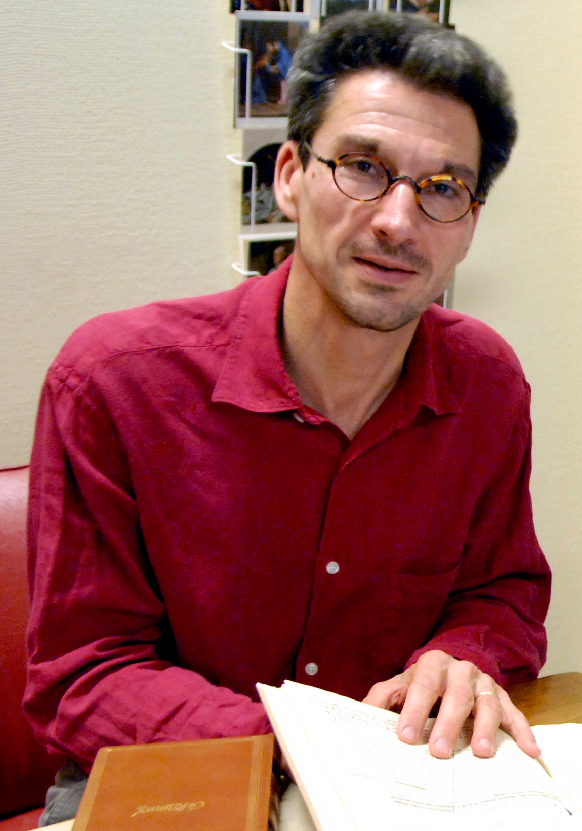 Daniel Maggetti spricht über die Herausgebertätigkeit der Werke von Ramuz, der er sich seit mehreren Jahren widmet (9. November 2009).