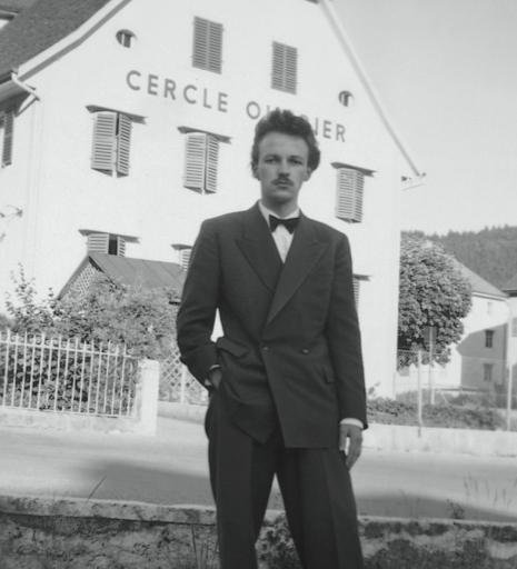 Francis Giauque am 13. Juli 1952 in Sonvilier.