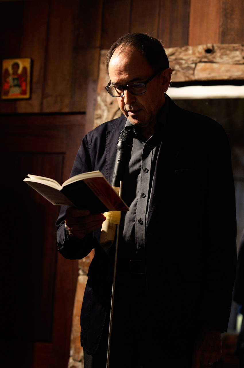 Philippe Garbani, président de l’ACEL, évoquant la figure de Francis Giauque.